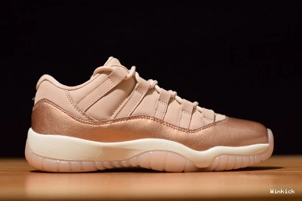 ROSE GOLD JORDAN - 11 LOW (W) AH7860-105 RETRO 0828